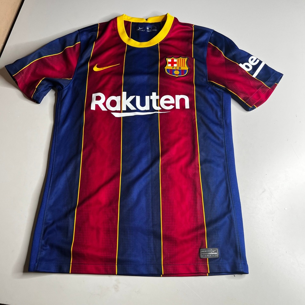 Nike FC Barcelona 2020-21 Home Jersey Small CD4232-456 Rakuten La Liga Soccer